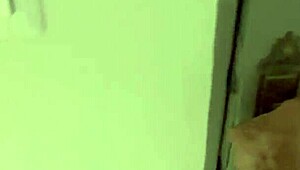 Damn naughty teen babe sucks monster cock close-up for Halloween cum!