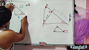 my nerdy asian student's brown eyes lock on mine in bedroom as teacher i teach her 14 wild math sex positions she can't resist
