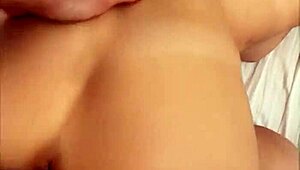 morning dick pounds petite pussy cum on cute face!