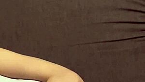 Filming Sleeping Wife on Sofa Removing Underwear Licking Boobs and Pussy