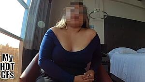 petite latina teen strips naked in pov casting begs s�cate el cond�n to feel tight pussy stretched by young cock cumshot facial
