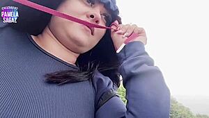 maceta rabuda bent over for novinho cock on crowded beach!!