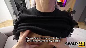 omg babe this morning walk swap turned into us sharing my wife with this old guy in wild threesome