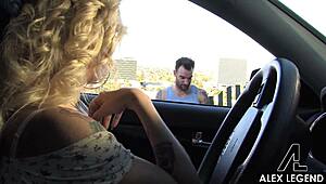 Vyxen steele drains alex legend's balls with expert blowjob ending in mouth cum explosion