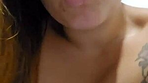 flashing her wrecked pussy and winking asshole begs for it