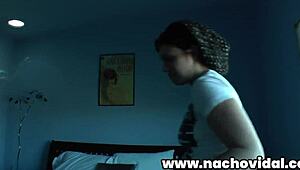 can you believe nacho fits that rubber pig nose on her while she drools on his monster cock backstage?