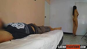 Amateur Latina Slut Rides Cock in All Holes Squirts