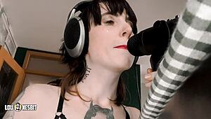 i'm stuttering while lou nesbit pegs me asmr domination dirty talk overload