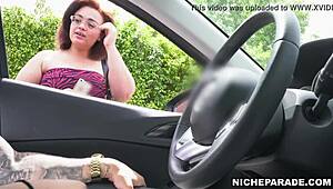 Random Latina Flashes Cock On Street Public Hidden Cam Jerk Off Parade