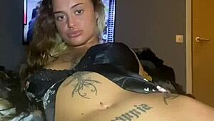 goth teen teases her big ass craving solo anal play