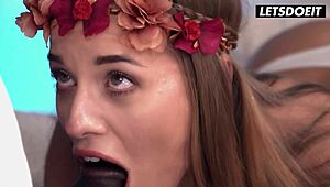 Eveline Dellai Craves Intense Roommate Encounter in Hostel Dorm Spooning