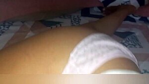 Curvy Stepmom Feels Wet Before Bed Masturbation