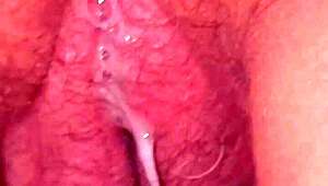 hear that sloppy creampie gush out in perfect slow motion details??