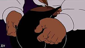 wanna see this furry bodybuilder beast grow massive muscle on that huge cock?