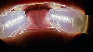 deranged cum whore rebel rhyder drowns in frozen bukkake blast from probe lens close-up!