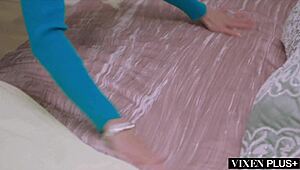 Brandi Love Spit Roasted by Two Monster Black Cocks Deepthroat Facial Finish