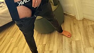 ASMR Italian guy makes her drink huge cock cum piss