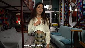 i pound my girlfriend's tight pussy right next to her stepdad on the same bed... so risky