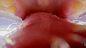 deranged cum whore rebel rhyder drowns in frozen bukkake blast from probe lens close-up!