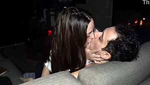 Luchiibb Rides Best Friend's Cock Next To Fat Cuckold Creampie Finish