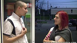 ever wonder what a quickie with nylon-clad redhead teen margo feels like