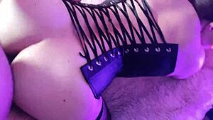 bar pickup puta sneaks creampie doggystyle from swinger hubby while cuckold watches