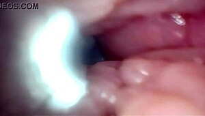 imagine semen flooding deep into that wide-stretched cervix via endoscope view