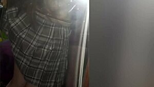 please don't tell we skipped classes to fuck my tight latina ass mirror pov cowgirl