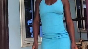 Crazy Bitch's Balcony Twerk Sparks Outdoor Ecstasy