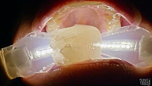 deranged cum whore rebel rhyder drowns in frozen bukkake blast from probe lens close-up!