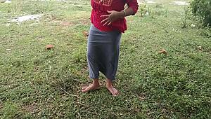 Stepmom fingers her dripping pussy in jungle before hotel room gets hammered hard