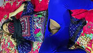 Angry Big Stepsister Shares Cramped Bed Hindi Drama