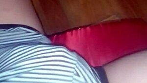 Skinny Girl Fingers Pussy in Shorts to Orgasm!