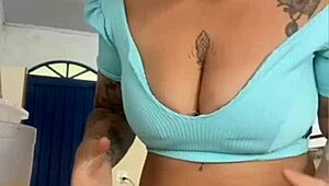 Married Woman Teases Live in Tiny Outfit