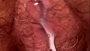 hear that sloppy creampie gush out in perfect slow motion details??