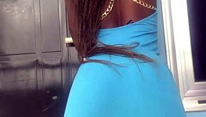 Crazy Bitch's Balcony Twerk Sparks Outdoor Ecstasy