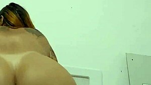 flashing her wrecked pussy and winking asshole begs for it