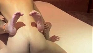 corno watches magrinho's monster cock destroy his brazilian wife's fat ass doggystyle