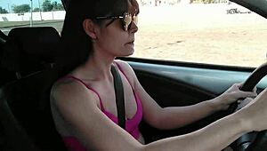 Raquel Begs Directions Then Deepthroats Stranger for Massive Facial Cumshot