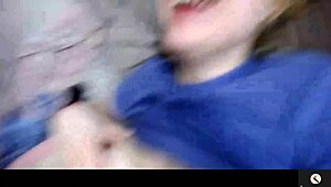 couple fucks hard teen pussy missionary then creampies deep inside