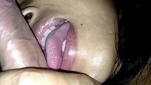 she slurps my dripping cock cum straight out!!