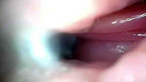 imagine semen flooding deep into that wide-stretched cervix via endoscope view