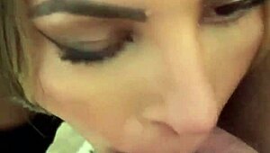 petite blonde latina shakes tits in pov sloppy blowjob and rimjob cumshot