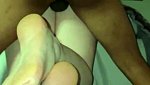 Snowbunny takes huge BBC anal doggystyle ripping clothes