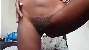 i rubbed fat ebony's huge clit until she squirted everywhere