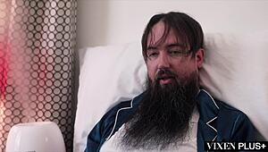 Brandi Love Spit Roasted by Two Monster Black Cocks Deepthroat Facial Finish