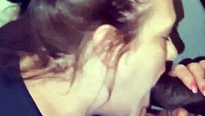 damn i'm givin this thick black monster cock the best chubby deepthroat head ever!!