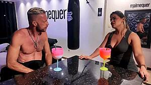 Stepmom begs stepson to fuck pussy creampie save marriage! 🔥💦