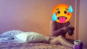 Teacher makes wife sit on cock till squirting orgasm hidden cam