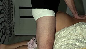 her innocent skinny pussy gets shocked by deep cock penetration first time